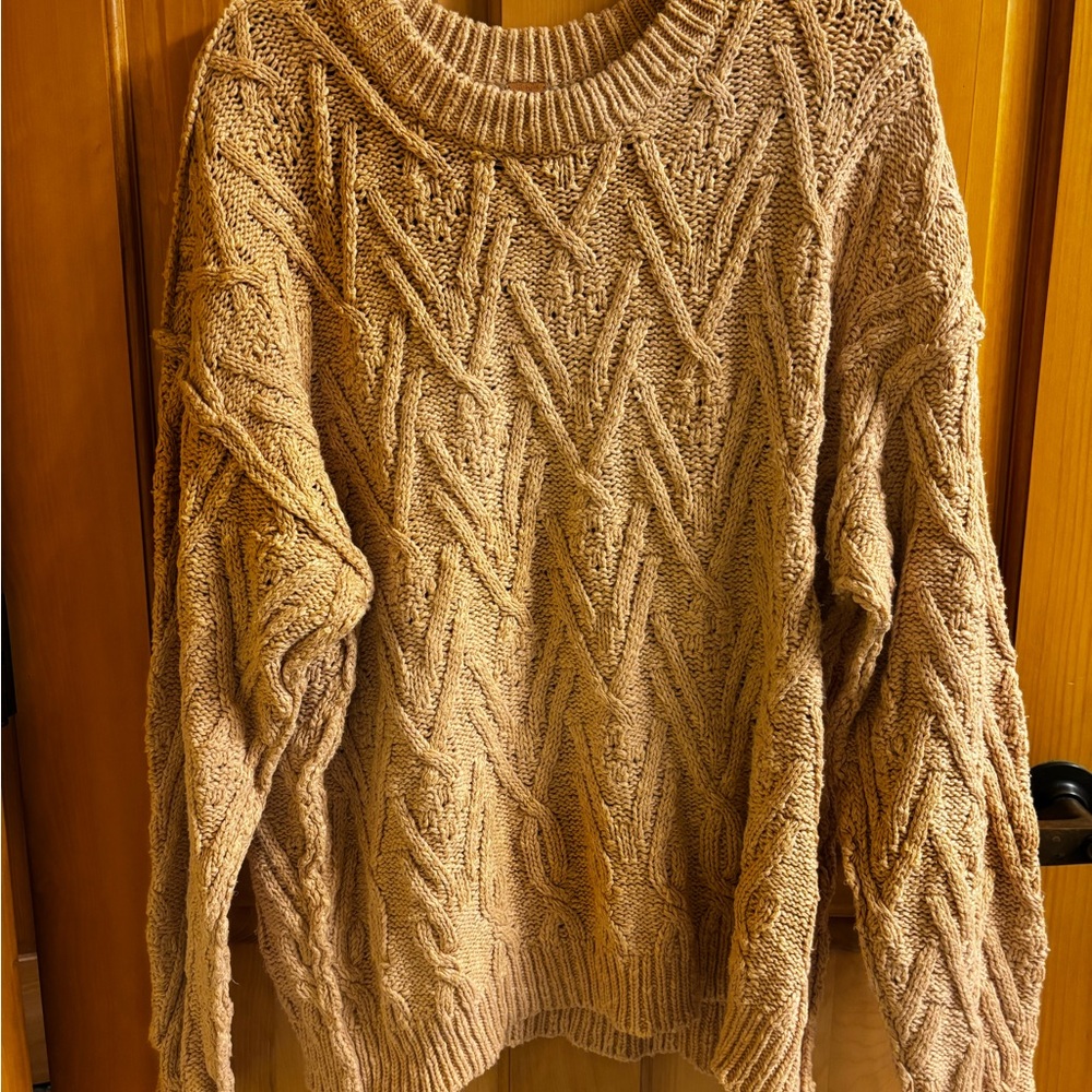 Free People Isla Oversized Tunic Sweater Size L